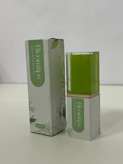 [BloomTips Lipsticks]-Lime Square Tube Lipstick - Fresh Fruit-Tinted Lip Balm