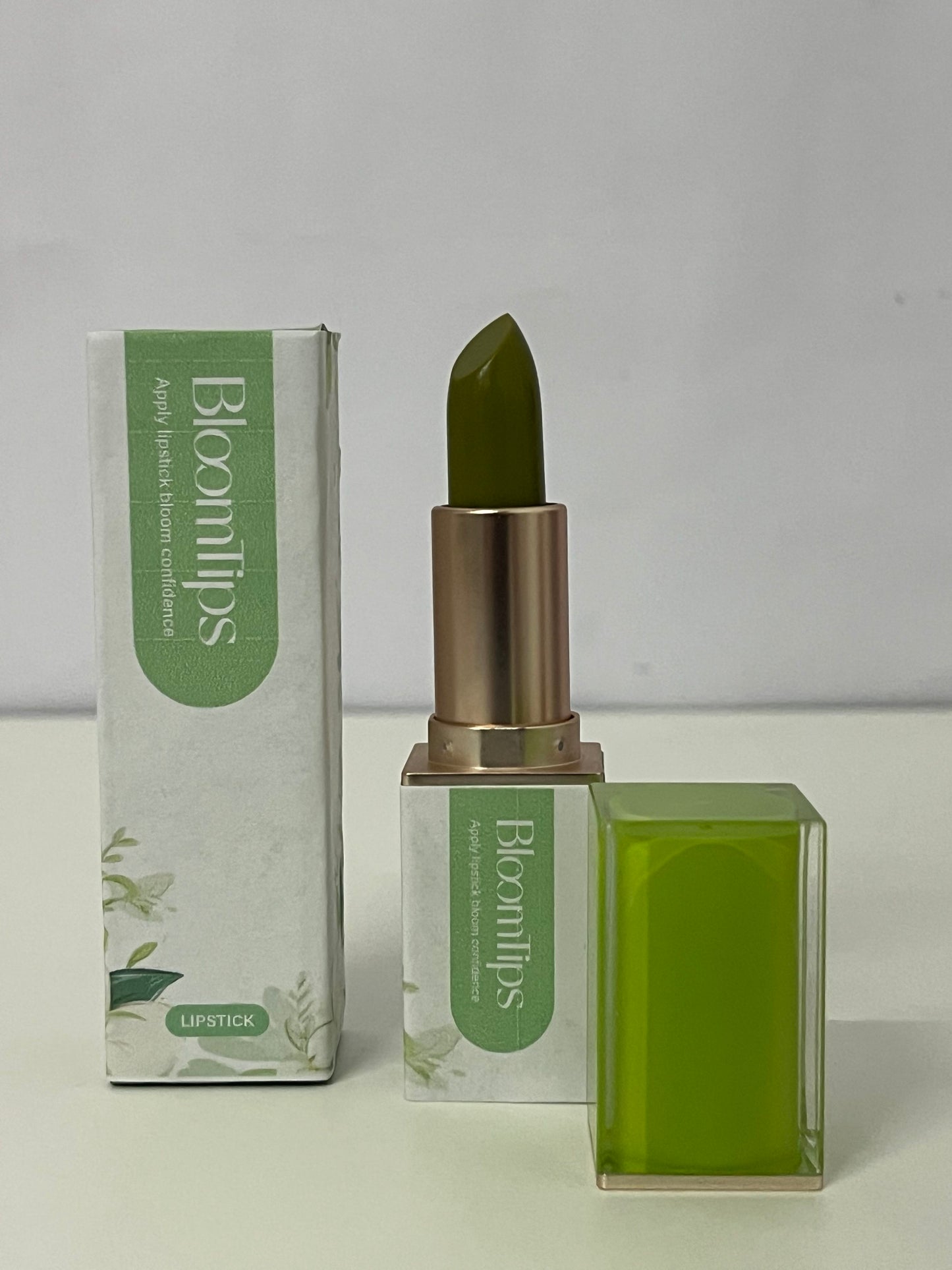 [BloomTips Lipsticks]-Lime Square Tube Lipstick - Fresh Fruit-Tinted Lip Balm