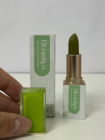 [BloomTips Lipsticks]-Lime Square Tube Lipstick - Fresh Fruit-Tinted Lip Balm