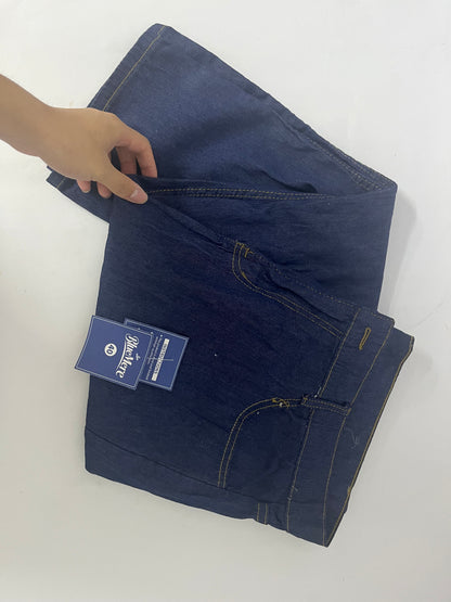 BlueMere Women's Wide Leg Jeans High Waisted Strechy Raw Hem Zimbaplatinum Denim Pants