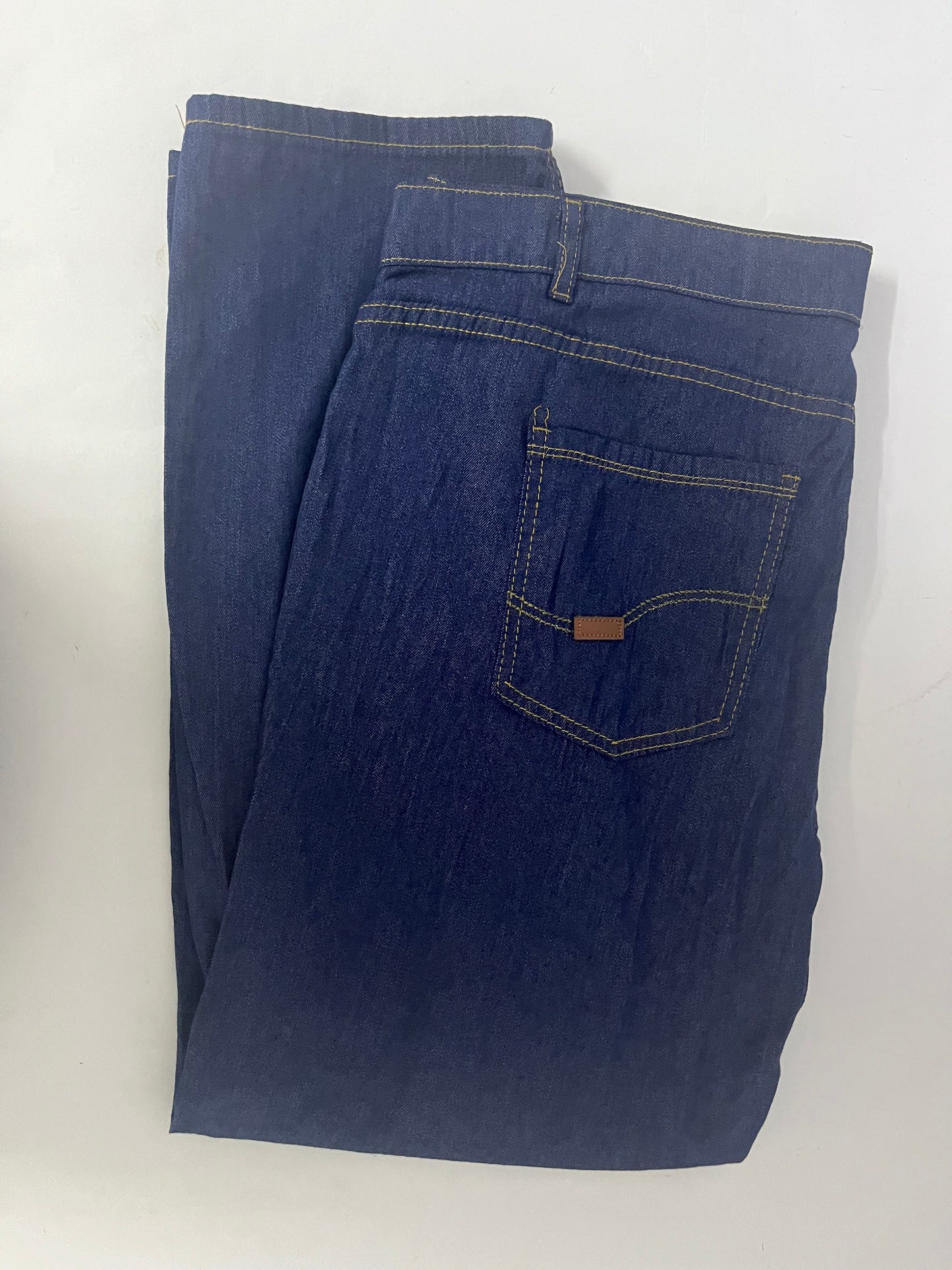 BlueMere Women's Wide Leg Jeans High Waisted Strechy Raw Hem Zimbaplatinum Denim Pants