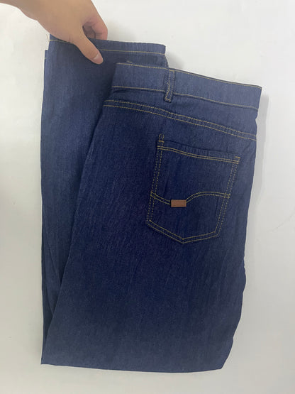 BlueMere Women's Wide Leg Jeans High Waisted Strechy Raw Hem Zimbaplatinum Denim Pants
