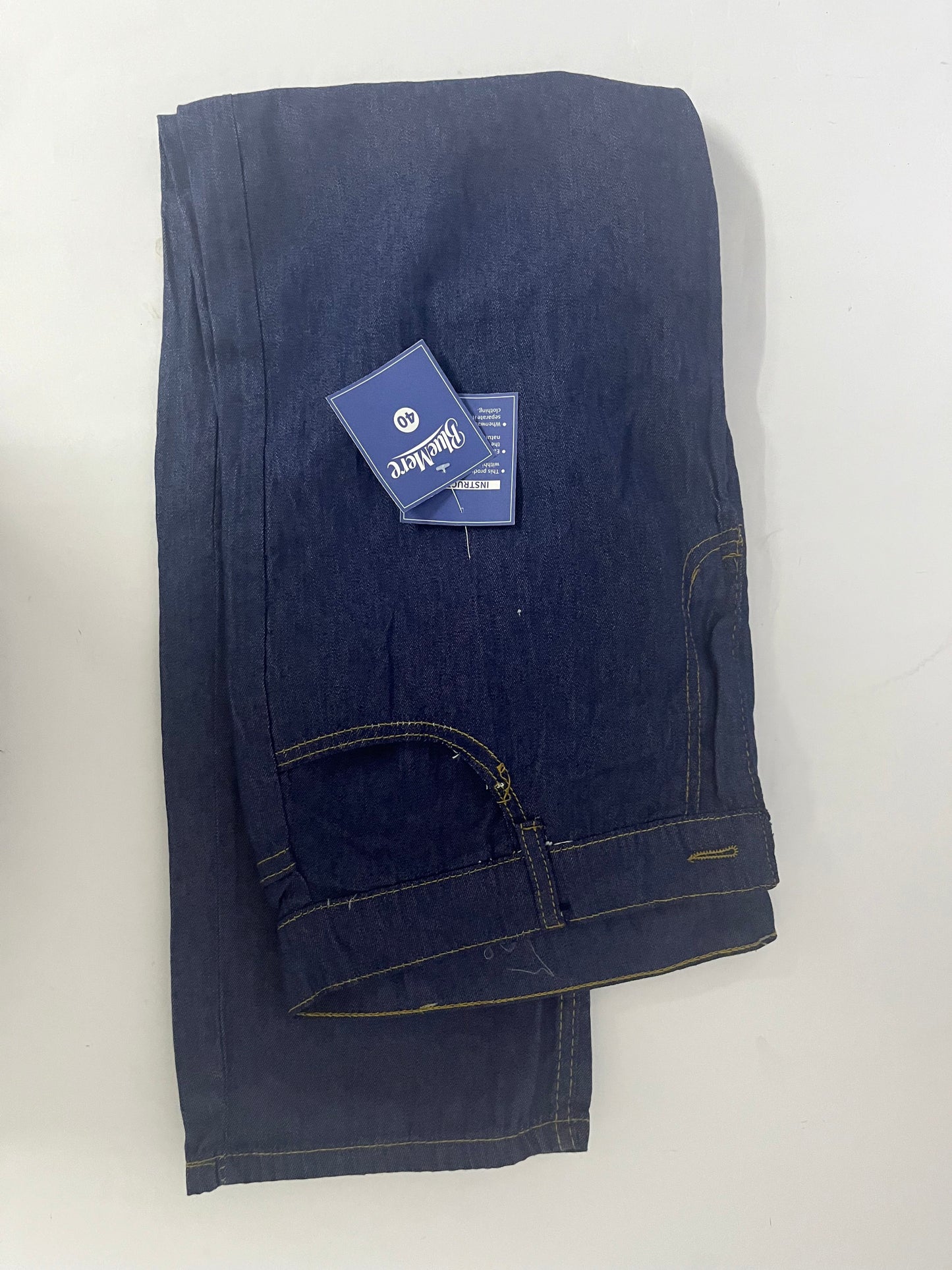 BlueMere Women's Wide Leg Jeans High Waisted Strechy Raw Hem Zimbaplatinum Denim Pants