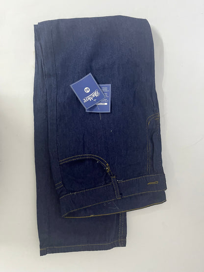 BlueMere Women's Wide Leg Jeans High Waisted Strechy Raw Hem Zimbaplatinum Denim Pants