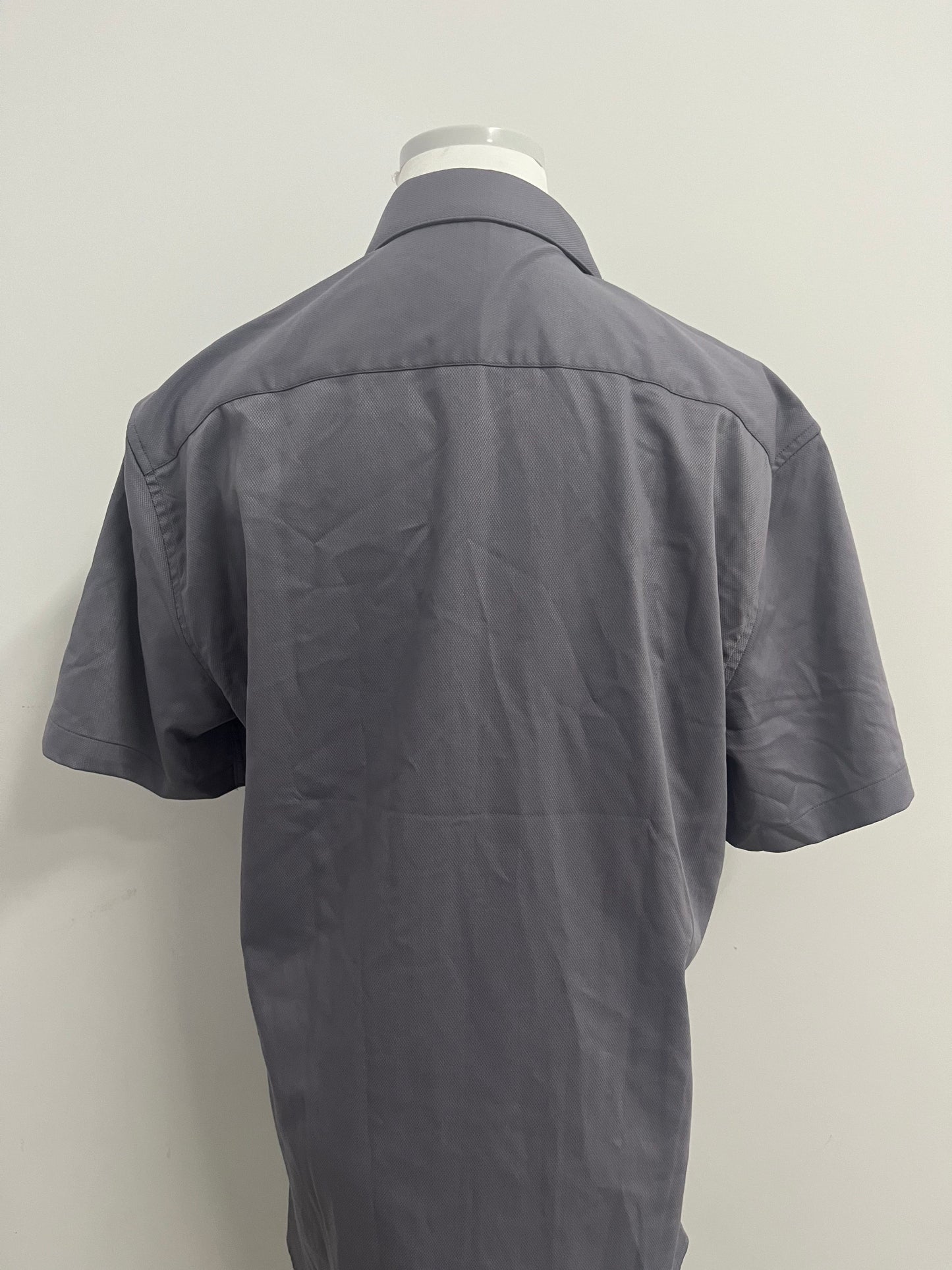 BlueMere Short Sleeve Button Dress Shirts for Women Cotton Button Down Shirts for Women Slim Fit Blouse Top 3/4 Sleeve