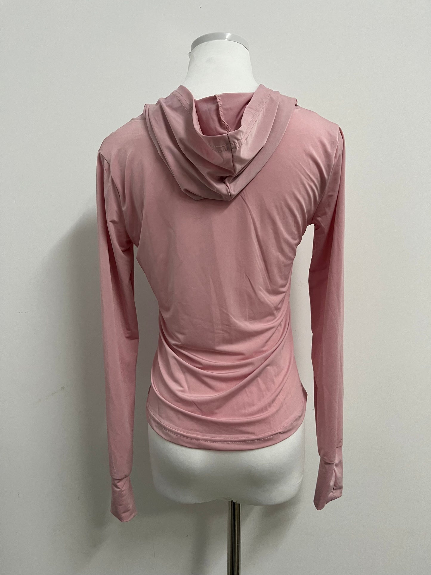 BlytheU Womens Lightweight Zip Up Jackets Fall Gym Shirts Running Workout Clothes with Pocket
