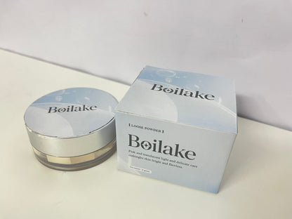 Boilake Pink Translucent Soft Light Loose Powder Setting Item for Clear & Long-Lasting Makeup