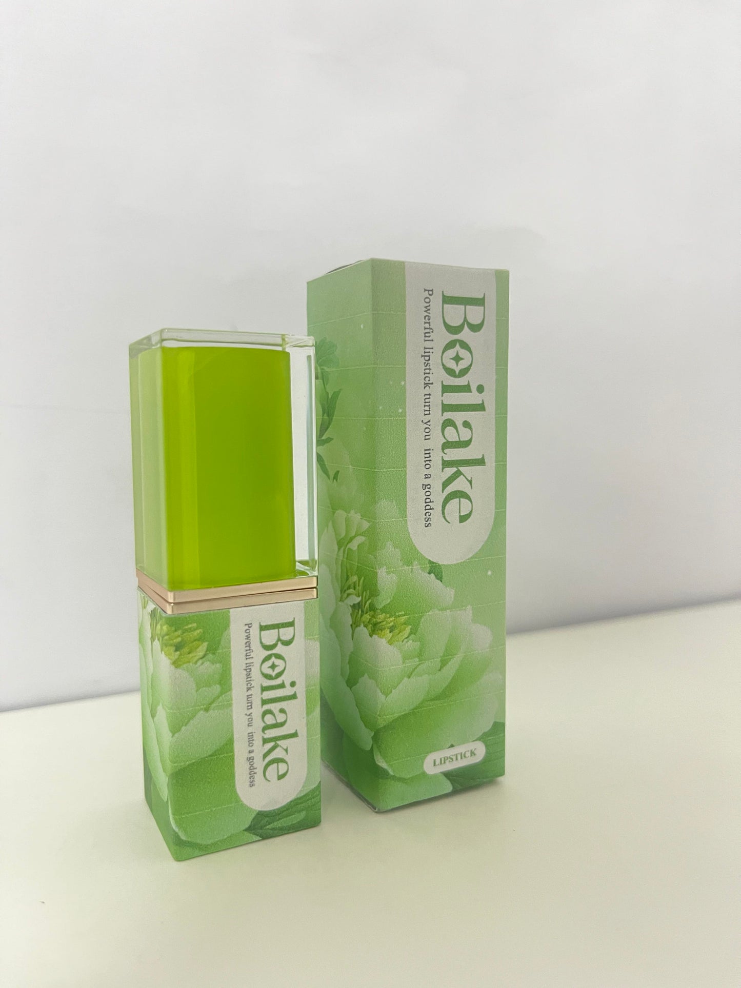 Boilake Lime Green Color-Changing Lipstick Makeup Item with Personality & Atmosphere