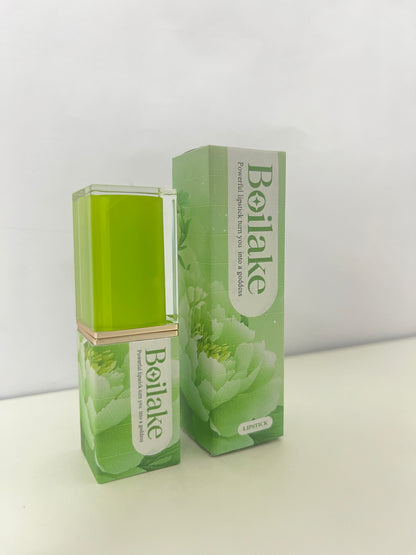 Boilake Lime Green Color-Changing Lipstick Makeup Item with Personality & Atmosphere