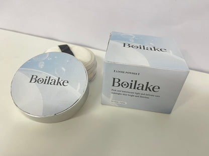 Boilake Pink Translucent Soft Light Loose Powder Setting Item for Clear & Long-Lasting Makeup