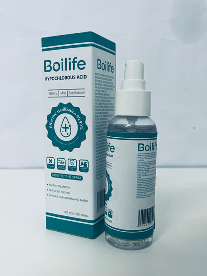 Boilife Hypochlorous Acid Disinfectant Spray Gentle & Effective Disinfection for Mothers and Babies