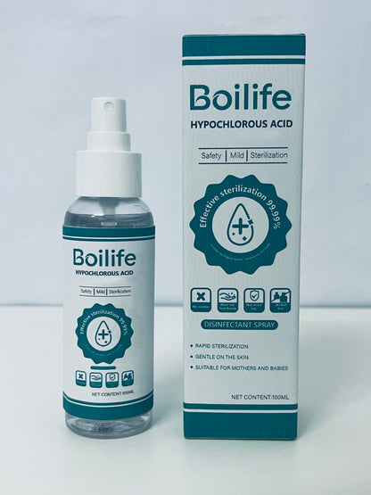 Boilife Hypochlorous Acid Disinfectant Spray Gentle & Effective Disinfection for Mothers and Babies