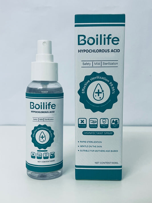 Boilife Hypochlorous Acid Disinfectant Spray Gentle & Effective Disinfection for Mothers and Babies