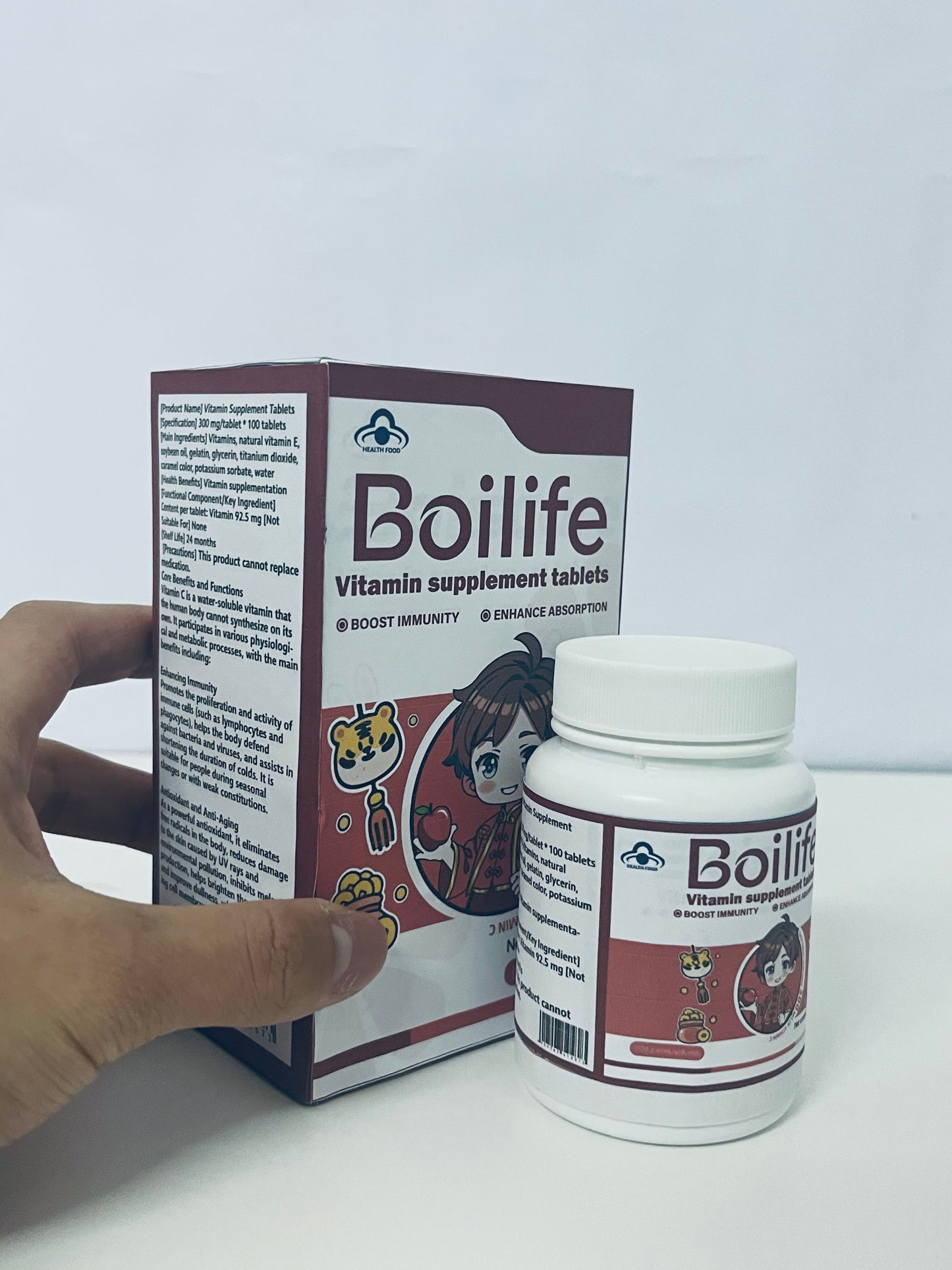 Boilife Multivitamin Supplement Tablets Dual-Effect Empowerment for Daily Nutrition