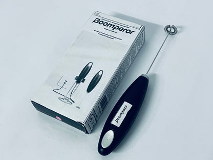 Boomperor Handheld USB Charging Electric Egg Beater Portable Stainless Steel Milk Frother Kitchen Bar Supplies
