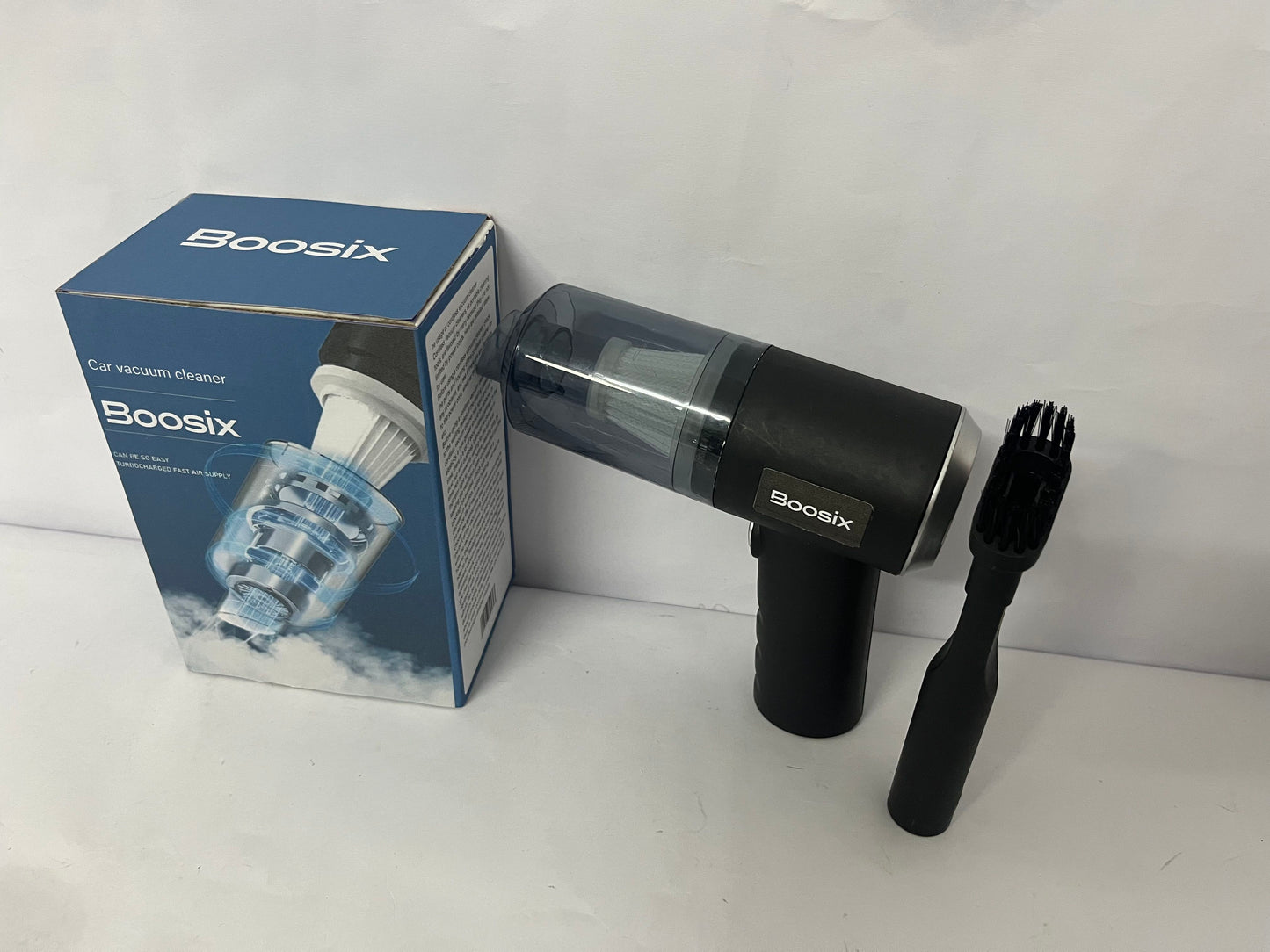 Boosix Cordless Handheld Car Vacuum Cleaner | 11000Pa Strong Suction | USB Rechargeable & Long-Lasting Battery | Multi-Scenario Use for Car/Home/Pet Cleaning