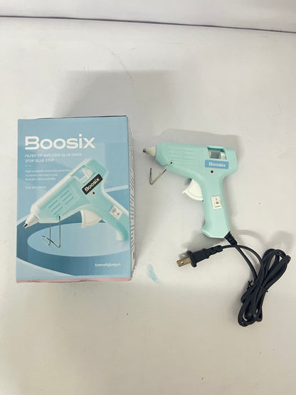 Boosix Anti-Drip Hot Glue Gun, Essential Tool for Home DIY Crafts, Safe and Easy to Operate (Ideal for Crafting, Home Repair, Holiday Decoration, etc.)