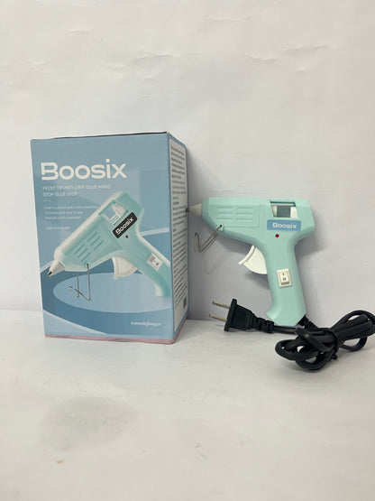 Boosix Anti-Drip Hot Glue Gun, Essential Tool for Home DIY Crafts, Safe and Easy to Operate (Ideal for Crafting, Home Repair, Holiday Decoration, etc.)