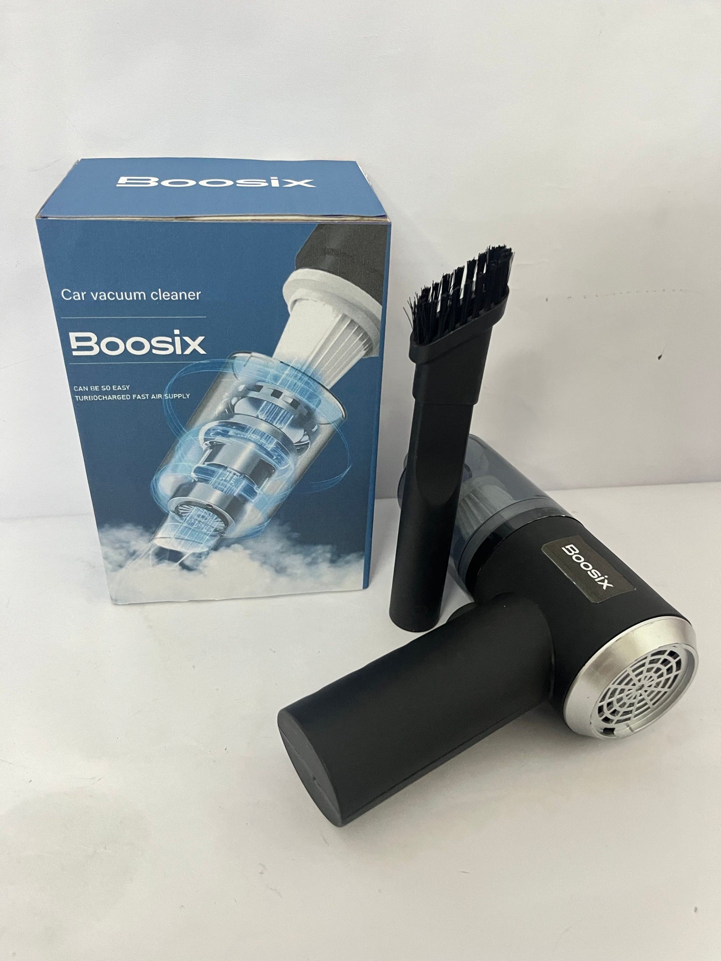 Boosix Cordless Handheld Car Vacuum Cleaner | 11000Pa Strong Suction | USB Rechargeable & Long-Lasting Battery | Multi-Scenario Use for Car/Home/Pet Cleaning
