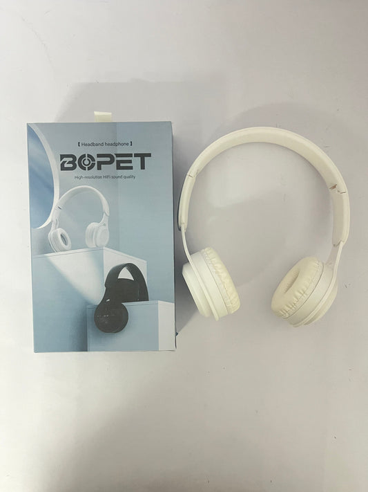 BOPET Wireless Bluetooth Over-Ear Headphones - 30H Playtime, HiFi Stereo Sound, HD Microphone, Foldable & Lightweight for Travel, Work, and Noise Canceling Comfort