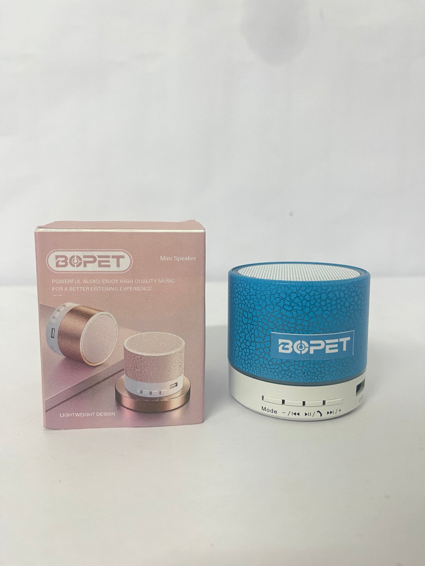 BOPET Portable Small Bluetooth LED Lights USB Rechargeable for Home, Travel, Office