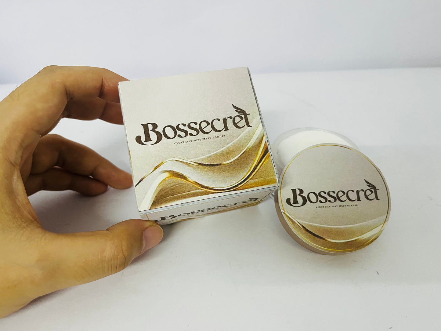 Bossecret Setting Powder Oil Control & Pore Minimizing, Finishing Powder for Makeup, Long-Lasting, Lightweight, Invisible, Vegan & Cruelty Free