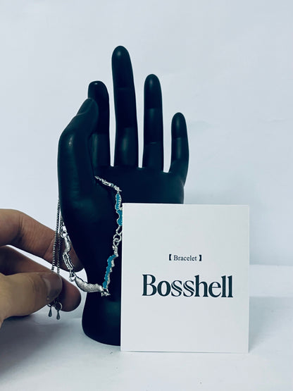 Bosshell   Chain   Bracelet 14K Gold Silver Plated Adjustable Crystal Seed Bracelet for Women Wedding Party Geometric Jewelry Gift