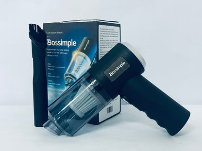 Bossimple Compressed Air Duster, Blower & Vacuum 2-in-1, Cordless Air Duster, Portable Handheld Electric Duster, Power 77000RPM Motor, 10000PA Suction, for Keyboard Car Computer Toys