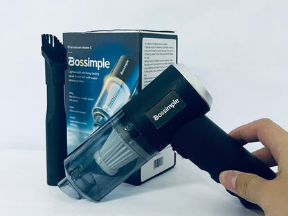 Bossimple Compressed Air Duster, Blower & Vacuum 2-in-1, Cordless Air Duster, Portable Handheld Electric Duster, Power 77000RPM Motor, 10000PA Suction, for Keyboard Car Computer Toys