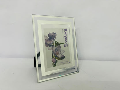 Bosstory Picture Frame Friends Gifts for Photo Display，Glass Picture Frame Tabletop Mirror Photo Frames for Family Office Table Decorations