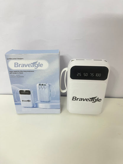 Braveagle Large-Capacity Portable Power Bank Reliable Item for Travel Battery Life