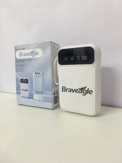 Braveagle Large-Capacity Portable Power Bank Reliable Item for Travel Battery Life