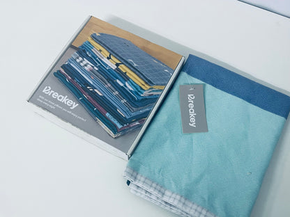 Breakey Color-Block Texture Pillowcase Comfortable & Skin-Friendly Sleep Item
