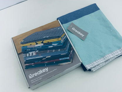Breakey Color-Block Texture Pillowcase Comfortable & Skin-Friendly Sleep Item