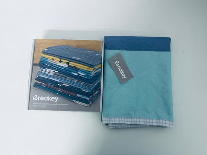 Breakey Color-Block Texture Pillowcase Comfortable & Skin-Friendly Sleep Item