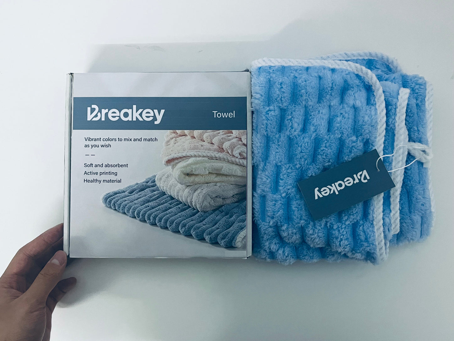 Breakey Soft Skin-Absorbent Towel Comfortable & Skin-Friendly Daily Cleaning Item