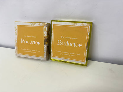 Budoctor 9 Colors Warm-toned Eyeshadow Palette, Matte Shimmer Glitter Multi-texture, Perfect for Autumn & Winter Atmospheric Makeup, Daily & Versatile