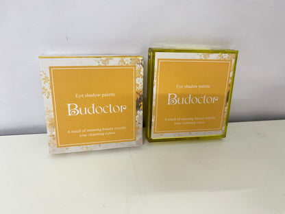 Budoctor 9 Colors Warm-toned Eyeshadow Palette, Matte Shimmer Glitter Multi-texture, Perfect for Autumn & Winter Atmospheric Makeup, Daily & Versatile