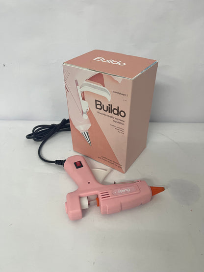 Buildo Hot Glue Gun Kit (Pack of 1 Full Size Hot Glue Gun and 45 Sticks) - Dual Temp, Precision Nozzle, and Easy Squeeze Trigger