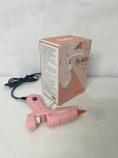 Buildo Hot Glue Gun Kit (Pack of 1 Full Size Hot Glue Gun and 45 Sticks) - Dual Temp, Precision Nozzle, and Easy Squeeze Trigger