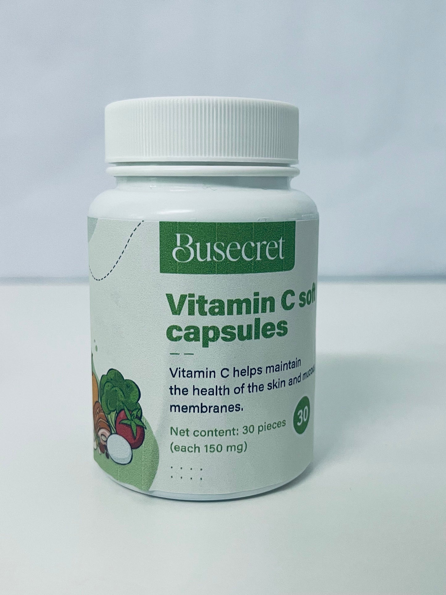 Busecret Vitamin C Soft Capsules: Daily Care Helper for Skin and Mucous Membranes