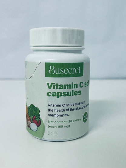 Busecret Vitamin C Soft Capsules: Daily Care Helper for Skin and Mucous Membranes