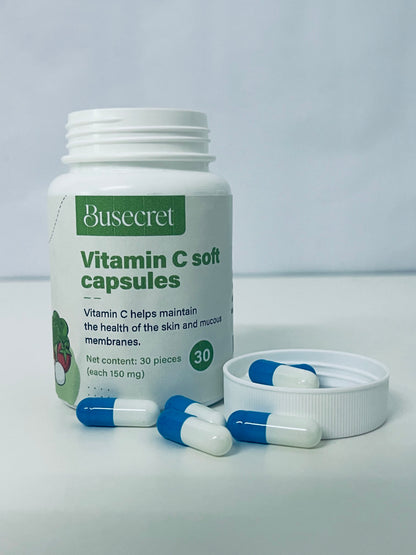 Busecret Vitamin C Soft Capsules: Daily Care Helper for Skin and Mucous Membranes