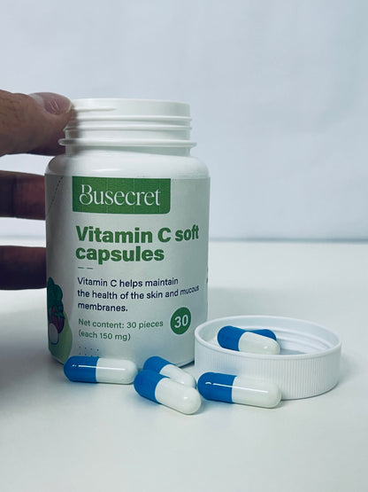 Busecret Vitamin C Soft Capsules: Daily Care Helper for Skin and Mucous Membranes