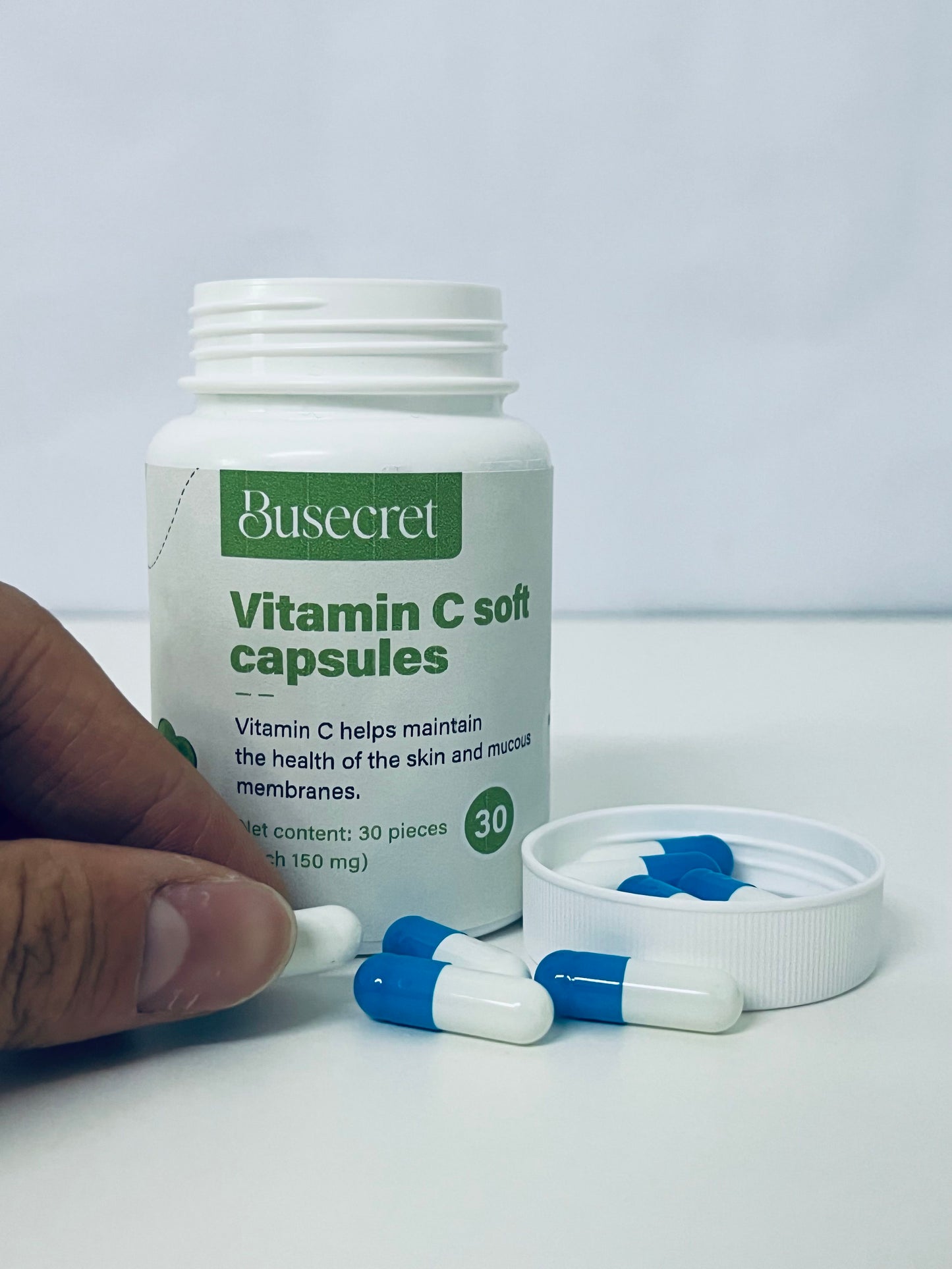 Busecret Vitamin C Soft Capsules: Daily Care Helper for Skin and Mucous Membranes