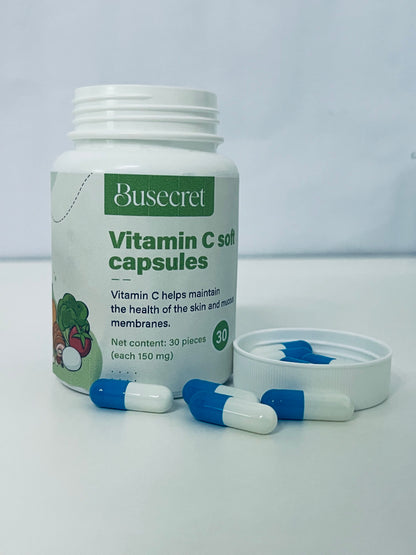 Busecret Vitamin C Soft Capsules: Daily Care Helper for Skin and Mucous Membranes