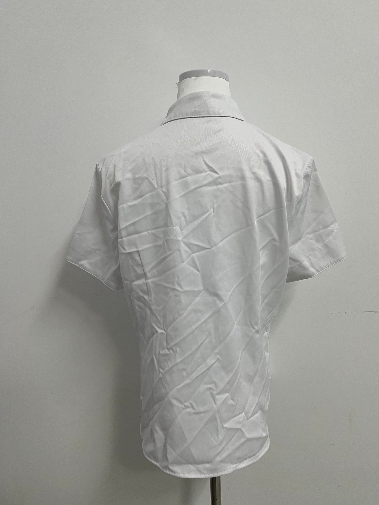Busnail  Short Sleeve Dress Shirts Stretch Stain Shield Casual Button Down Shirts Solid Formal Shirt