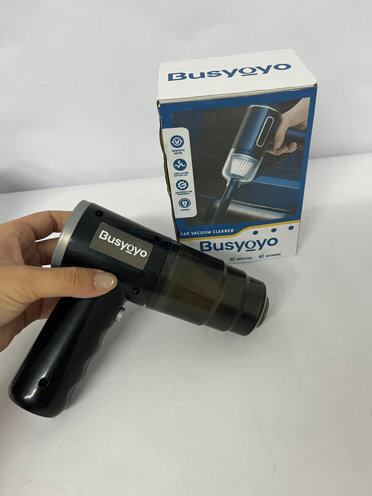 Busyoyo Handheld Car Vacuum Cleaner,  Vacuum Cleaner & Air Duster, High Power Vacuum Portable Cordless, Hand Held Vacuum Rechargeable with Multi-Nozzles for Home, Car, Office
