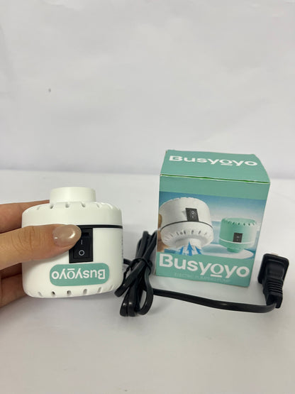 Busyoyo Electric Pump for Vacuum Storage Bags Travel Vacuum Pump for Various Vacuum Seal Bags Portable Air Pump for Compression Clothing Blanket Luggage