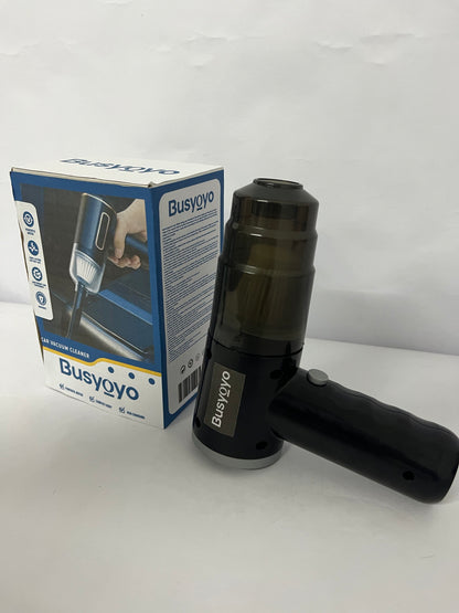 Busyoyo Handheld Car Vacuum Cleaner,  Vacuum Cleaner & Air Duster, High Power Vacuum Portable Cordless, Hand Held Vacuum Rechargeable with Multi-Nozzles for Home, Car, Office